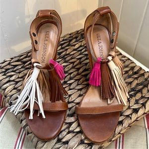 Ulla Johnson Leather Tassel Accented Pumps
